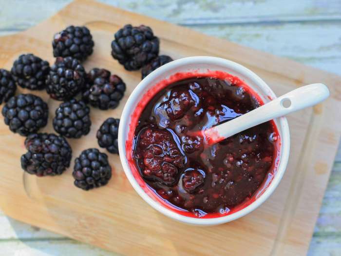 Blackberry sauce easy