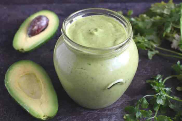 Avocado lime sauce recipe