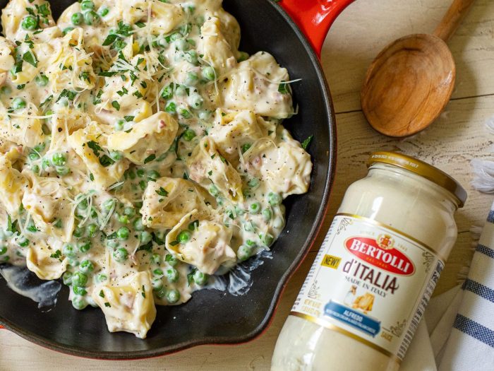 Bertolli creamy basil alfredo sauce recipe