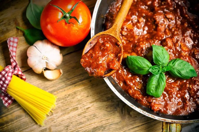 Bolognese sauce recipe with red wine