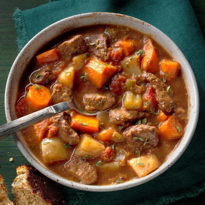 Beef stew with worcestershire sauce recipe