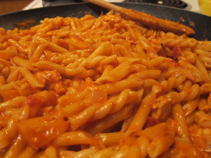 Bertolli vodka sauce recipe