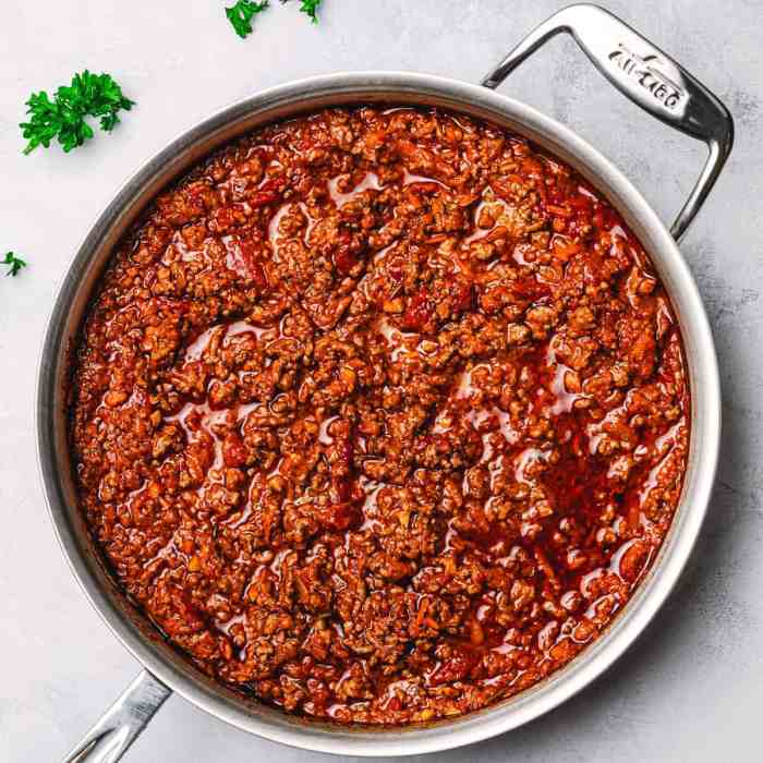 Bolognese sauce recipe with red wine