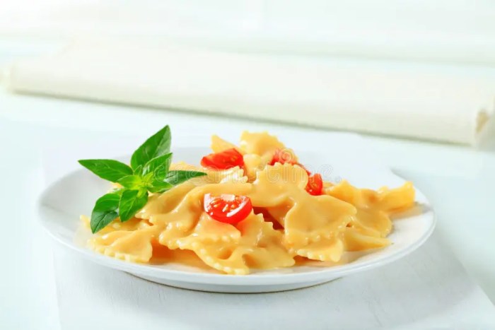 Bow tie pasta recipes with tomato sauce