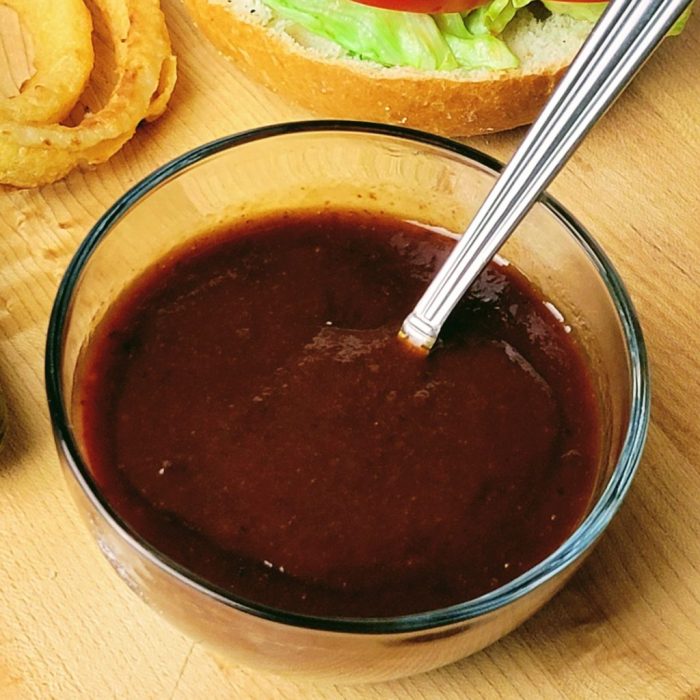 A1 sauce burger recipe