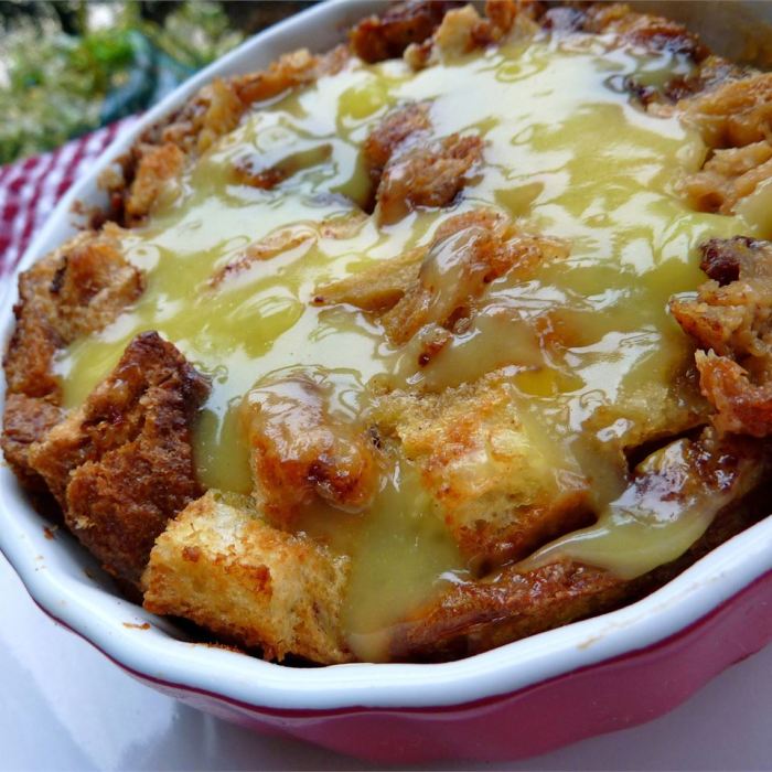 Bread pudding with vanilla sauce recipes