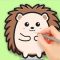 Coloring Book: Cute Hedgehog